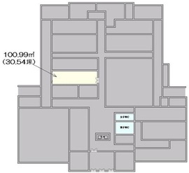 市政会館 B1階K 間取り図