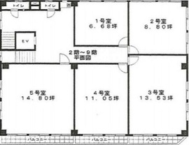 山京ビル本館 403 間取り図