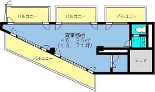 Daieishaビル 6階 間取り図