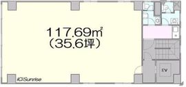 興亜第二ビル 8階 間取り図