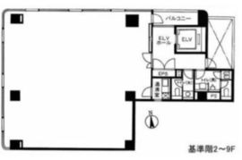 東日本橋グリーンビルアネックス 701 間取り図