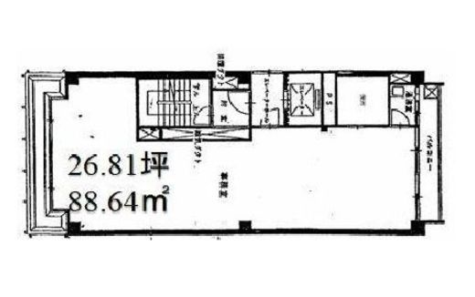 平河町伏見ビル 9階 間取り図
