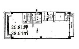 平河町伏見ビル 9階 間取り図