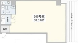 桔梗ライオンズマンション平河町 205 間取り図