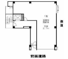 千代田西井ビル 1階 間取り図