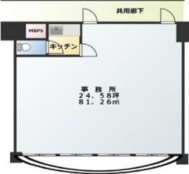 山京半蔵門パレス 402 間取り図