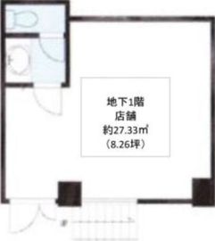 エクシール平河町 B1階04 間取り図