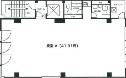 楠本第18ビル 7階 間取り図