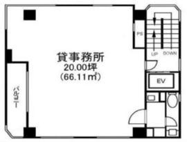 サンホリベビル 6階 間取り図