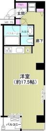 デュオ・スカーラ兜町 6階 間取り図