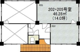 第2野口ビル 202・205 間取り図