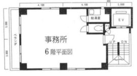 茅場町SDビル 6階 間取り図