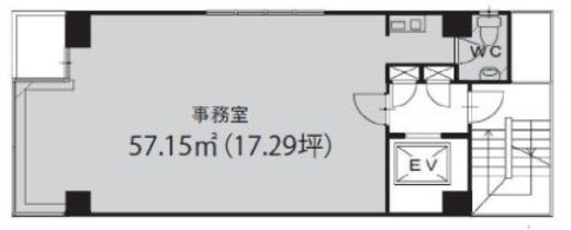 芝大門ABC館 3階 間取り図