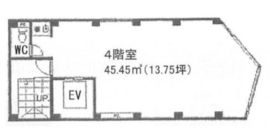 サンムーンビル 4階 間取り図