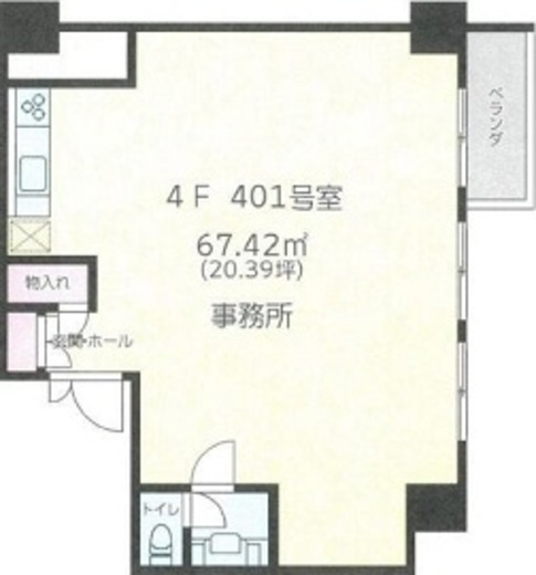 渋谷ホームズ 4階 間取り図