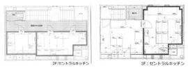 RENATA芝大門 1階+2階 間取り図