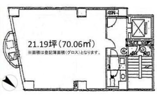 日本橋久松町栗原ビル 5階 間取り図