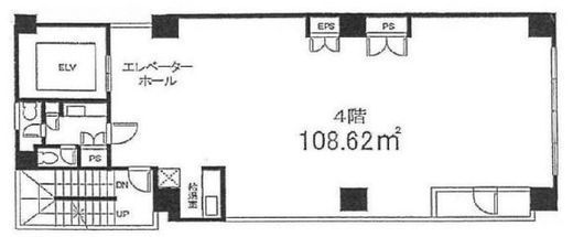 平成本社海岸ビルディング 5階 間取り図