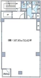 イトーピア日本橋小舟町ビル 5階 間取り図