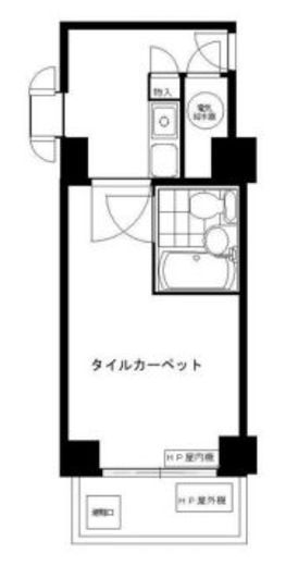 ステュディオ虎ノ門 9階 間取り図