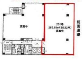 アズ品川ビル 2階 間取り図