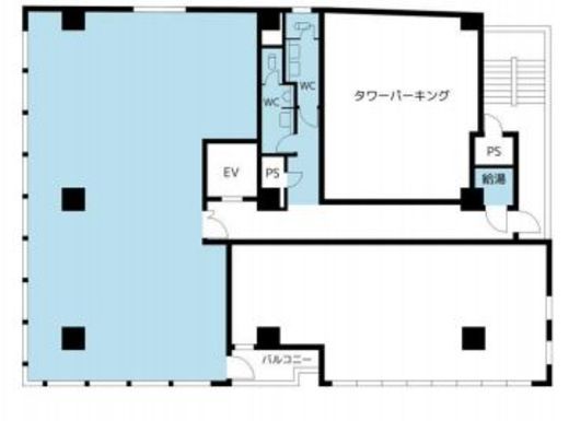 クリスタルタワー 9階 間取り図