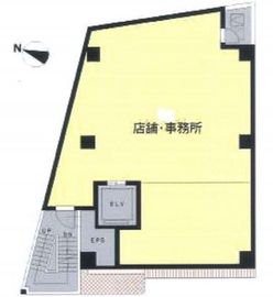 目黒駅前山田ビル 6階 間取り図