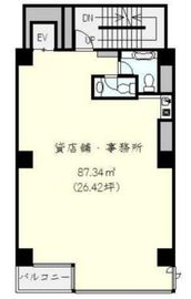 第二野村ビル 9階 間取り図