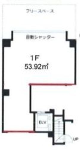 朝日マンション 1階3 間取り図