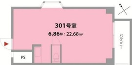 エディ代官山 301 間取り図