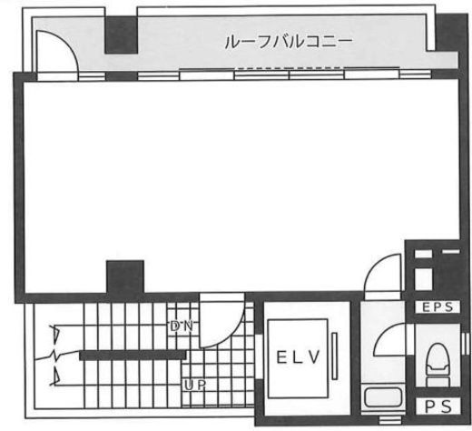 小伝馬町岩並ビル 6階 間取り図