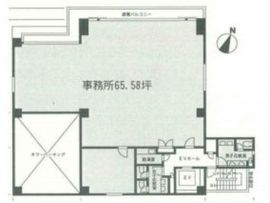 セルバ人形町 6階 間取り図