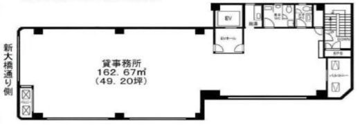 新扇堂ビル 2階 間取り図