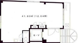 ブラッサム西ビル 4階 間取り図