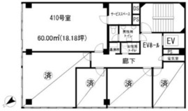 M・Oビル 410 間取り図