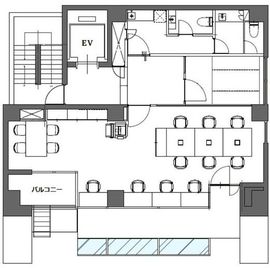 グランド日本橋小伝馬町 6階 間取り図
