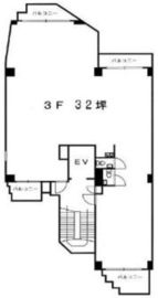 エビスツイン仁平ビル 3階 間取り図