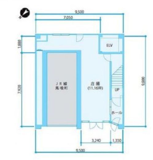 早川ビル 1階 間取り図