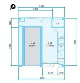 早川ビル 1階 間取り図