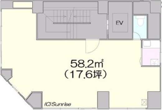 Sビル神田小川町 4階 間取り図