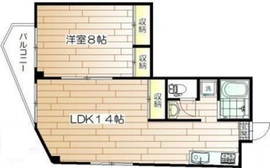 シャトレガーデンプレイス 301 間取り図