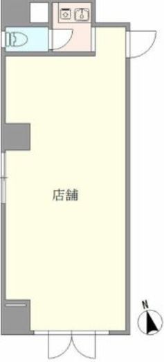 グランディール広尾 1階 間取り図