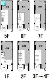 第3須賀ビル 1-7階 間取り図
