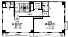 ハウスジェントウル 301 間取り図