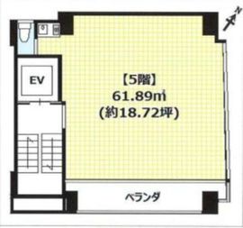 第3篠原ビル 5階 間取り図