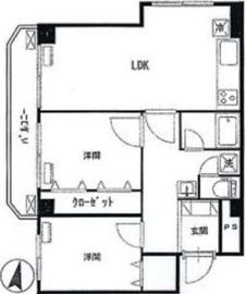 ステラハイム神山 404 間取り図