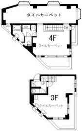 ガーデニア神山 303(3-4階) 間取り図