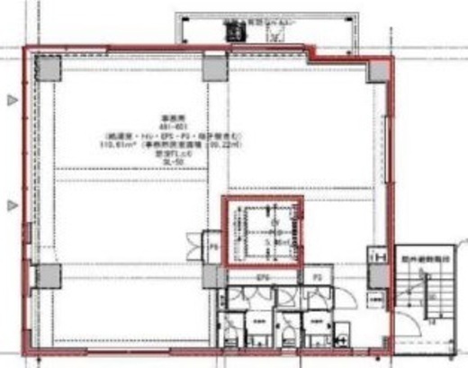 グランデュオ神山町 5階 間取り図