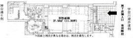 梅澤ビル B1階 間取り図
