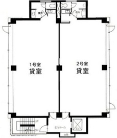 倉島渋谷ビル 401 間取り図